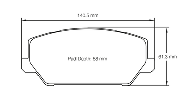 Pagid Racing Brake Pads No. 7034
